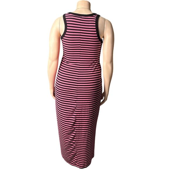 Torrid Maxi Form Fitting Dress Size 1X in Pink and Black - Picture 2 of 9